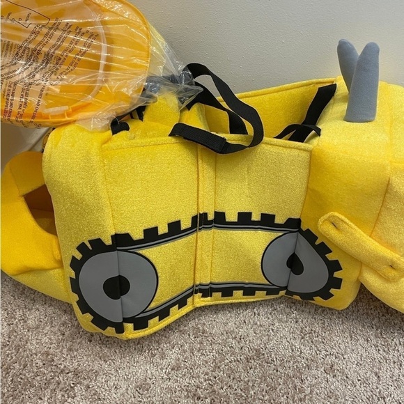 Construction Worker Yellow Halloween Costume - Picture 2 of 4